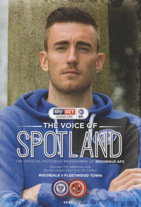 ROCHDALE v FLEETWOOD TOWN 2016/17